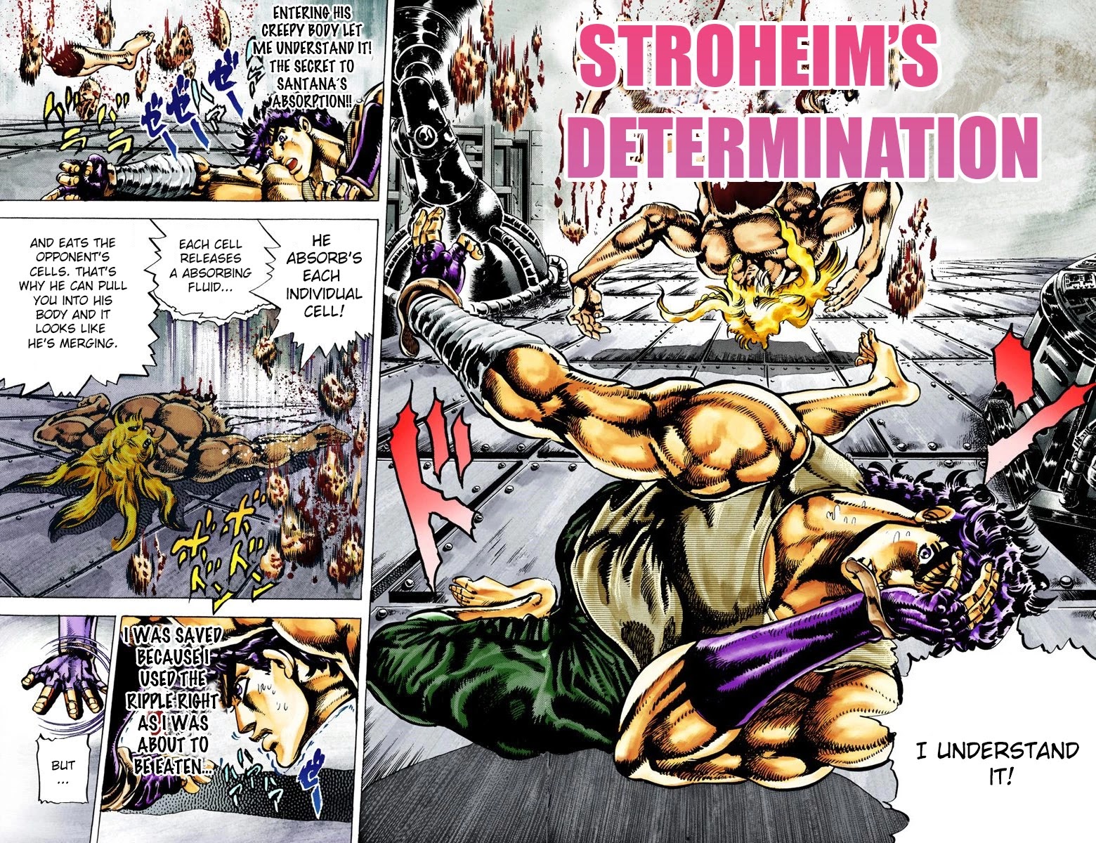 JoJo's Bizarre Adventure Part 2 - Battle Tendency (Official Colored) Chapter 16 page 2 - Chapter 16: Stroheim's Determination