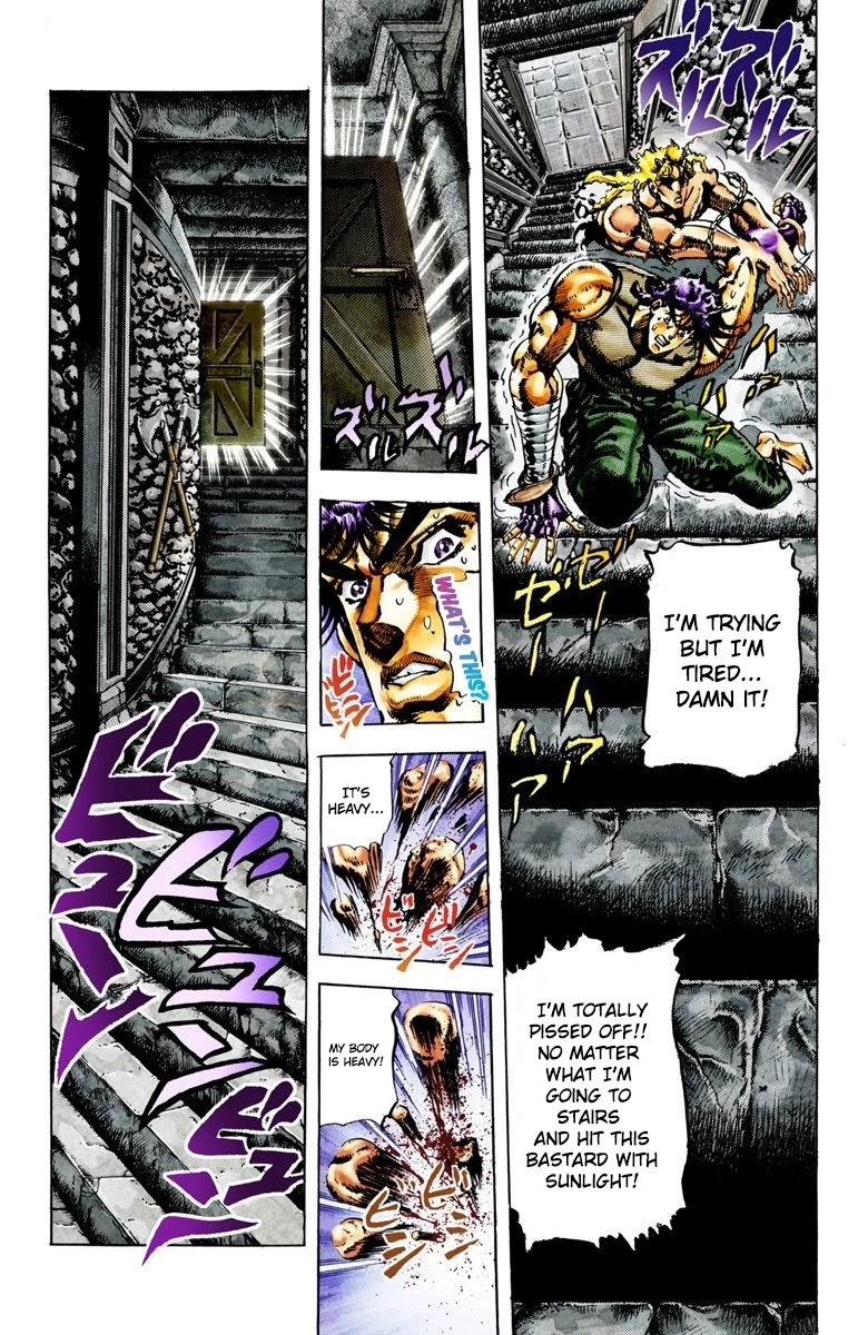 JoJo's Bizarre Adventure Part 2 - Battle Tendency (Official Colored) Chapter 16 page 8 - Chapter 16: Stroheim's Determination