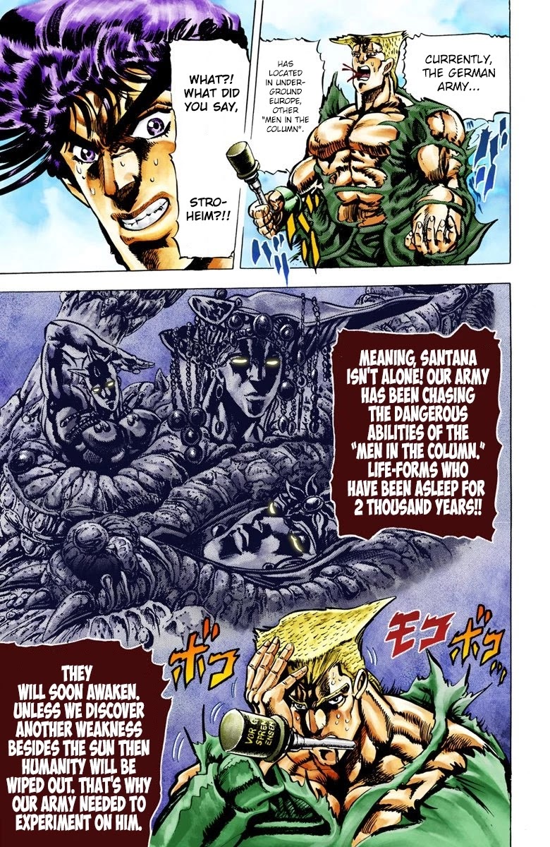 JoJo's Bizarre Adventure Part 2 - Battle Tendency (Official Colored) Chapter 17 page 7 - Chapter 17: The End of a Proud Man