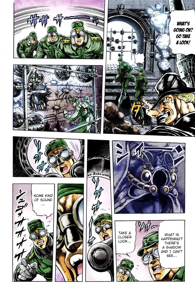 JoJo's Bizarre Adventure Part 2 - Battle Tendency (Official Colored) Chapter 20 page 6 - Chapter 20: The Red Stone of Aja