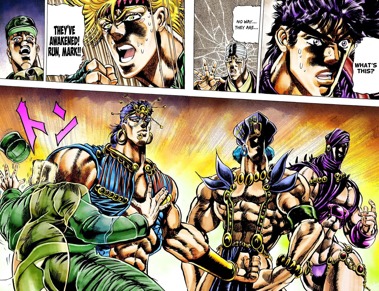 JoJo's Bizarre Adventure Part 2 - Battle Tendency (Official Colored) Chapter 21 page 16 - Chapter 21: The Truth that Hides in the Mouth of Truth