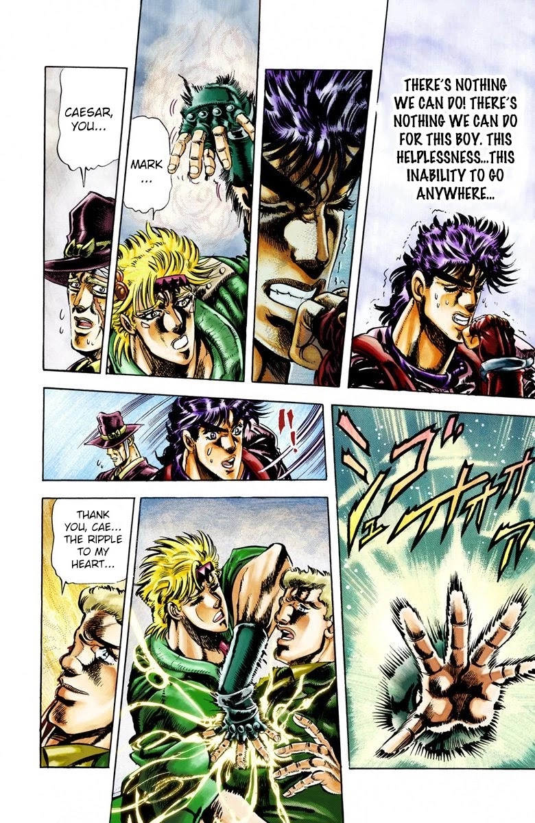 JoJo's Bizarre Adventure Part 2 - Battle Tendency (Official Colored) Chapter 22 page 7 - Chapter 22: Ultimate Warrior Wham