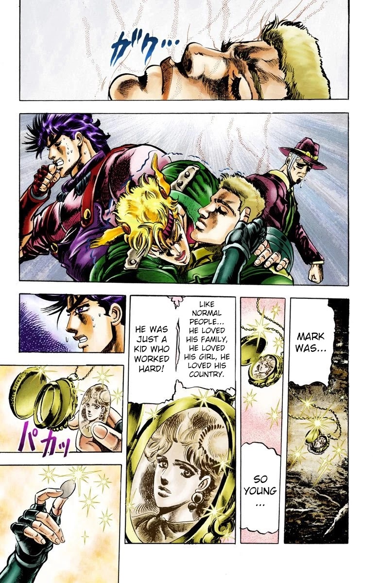 JoJo's Bizarre Adventure Part 2 - Battle Tendency (Official Colored) Chapter 22 page 8 - Chapter 22: Ultimate Warrior Wham