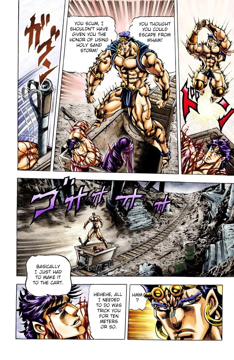 JoJo's Bizarre Adventure Part 2 - Battle Tendency (Official Colored) Chapter 25 page 18 - Chapter 25: Qualification of a Hero