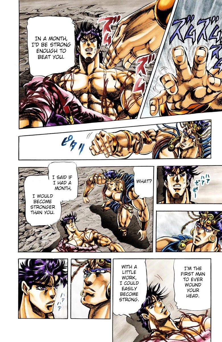 JoJo's Bizarre Adventure Part 2 - Battle Tendency (Official Colored) Chapter 26 page 6 - Chapter 26: The Wedding Ring of Death