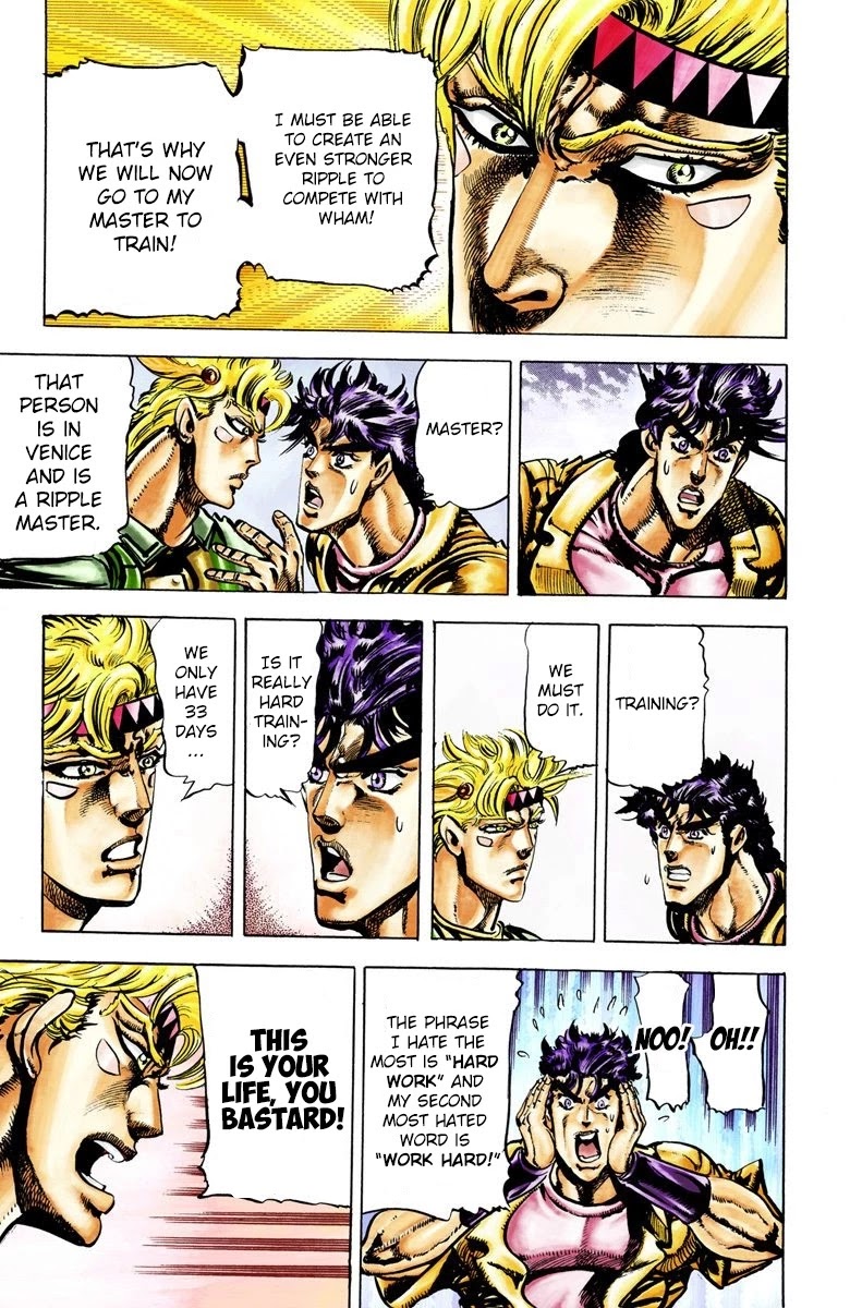 JoJo's Bizarre Adventure Part 2 - Battle Tendency (Official Colored) Chapter 27 page 10 - Chapter 27: The Master of Venice