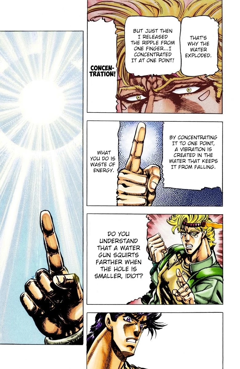 JoJo's Bizarre Adventure Part 2 - Battle Tendency (Official Colored) Chapter 27 page 8 - Chapter 27: The Master of Venice