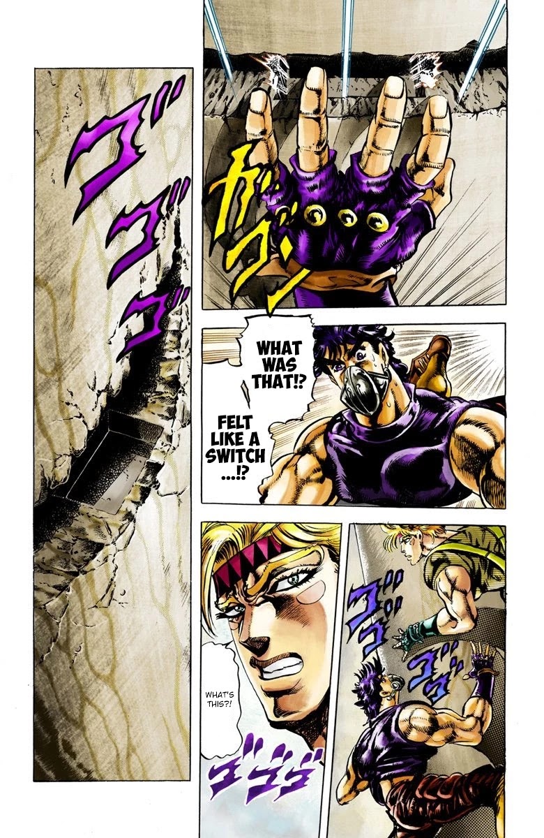 JoJo's Bizarre Adventure Part 2 - Battle Tendency (Official Colored) Chapter 29 page 18 - Chapter 29: Concentrated Ripple Power