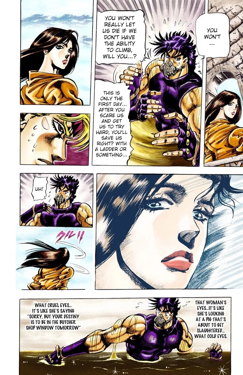 JoJo's Bizarre Adventure Part 2 - Battle Tendency (Official Colored) Chapter 29 page 9 - Chapter 29: Concentrated Ripple Power