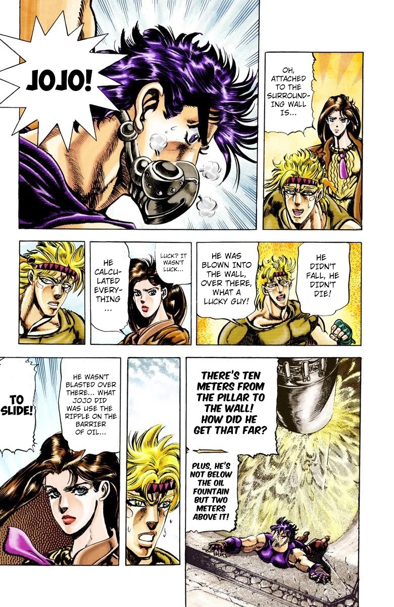JoJo's Bizarre Adventure Part 2 - Battle Tendency (Official Colored) Chapter 30 page 15 - Chapter 30: The All-or-Nothing Gamble