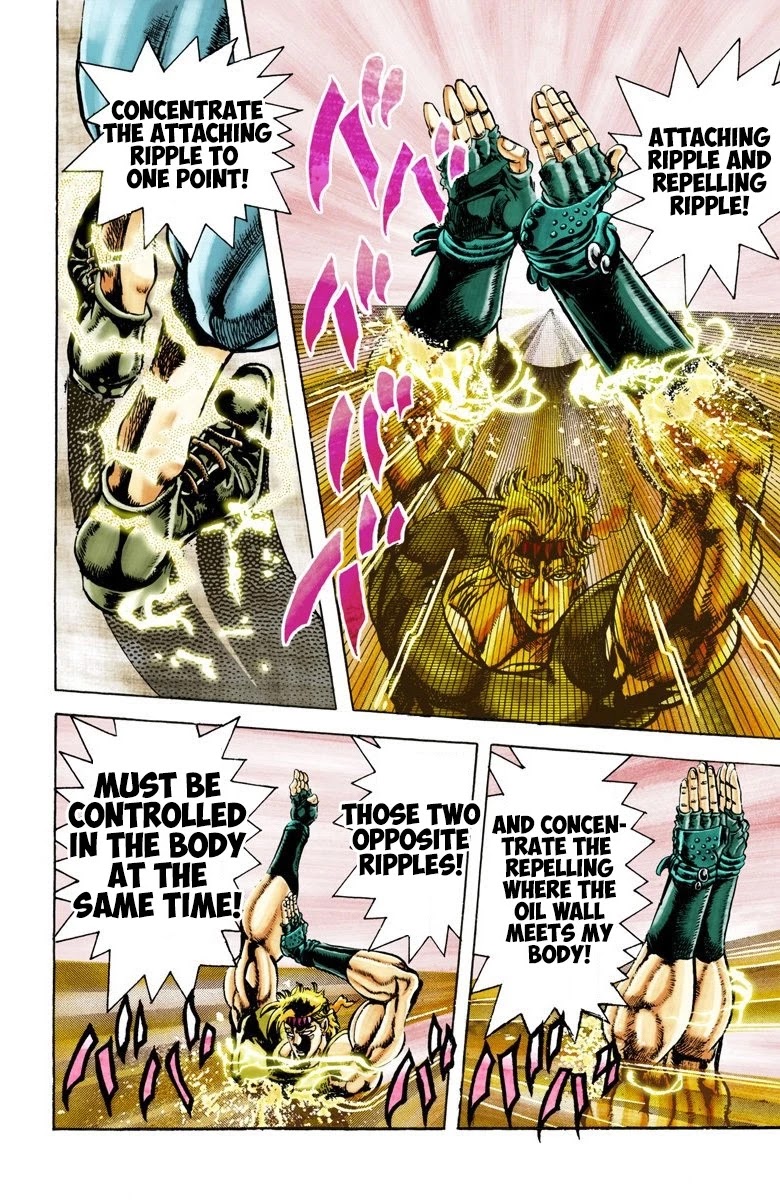 JoJo's Bizarre Adventure Part 2 - Battle Tendency (Official Colored) Chapter 30 page 6 - Chapter 30: The All-or-Nothing Gamble