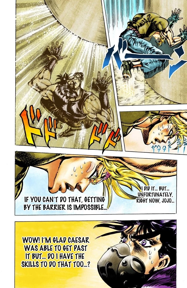 JoJo's Bizarre Adventure Part 2 - Battle Tendency (Official Colored) Chapter 30 page 8 - Chapter 30: The All-or-Nothing Gamble