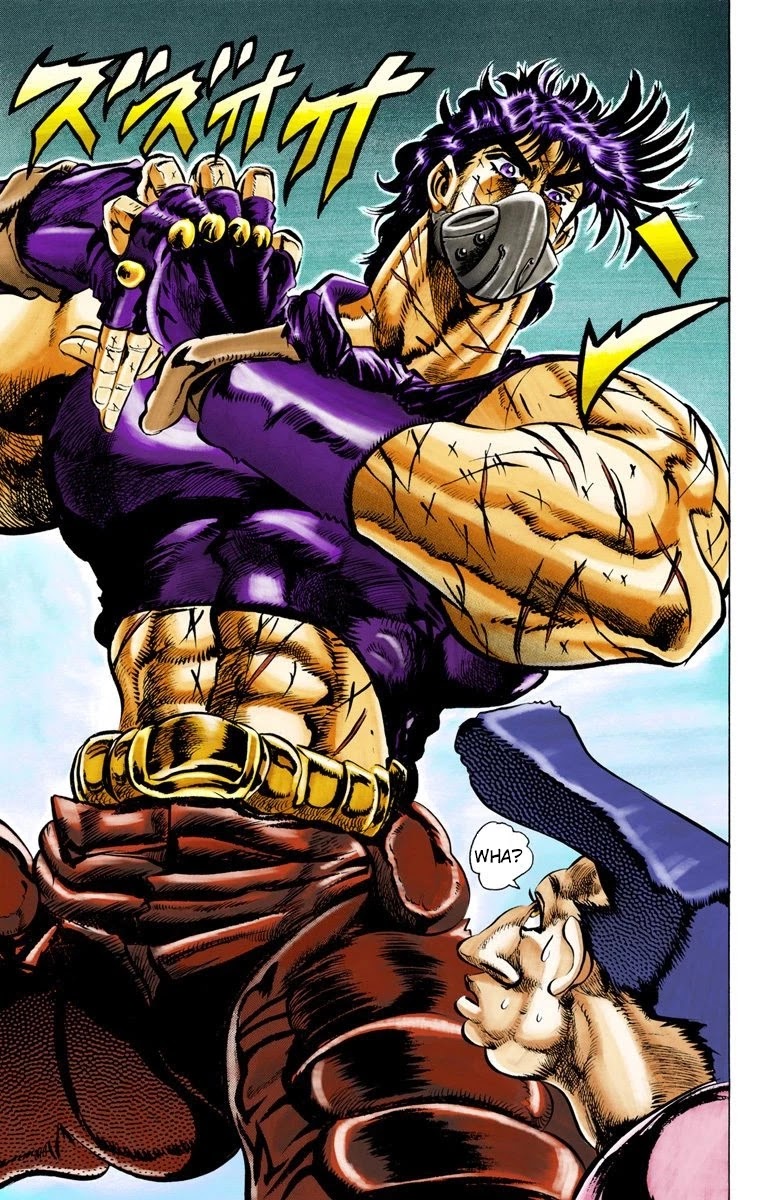 JoJo's Bizarre Adventure Part 2 - Battle Tendency (Official Colored) Chapter 31 page 13 - Chapter 31: Ripple Master JoJo