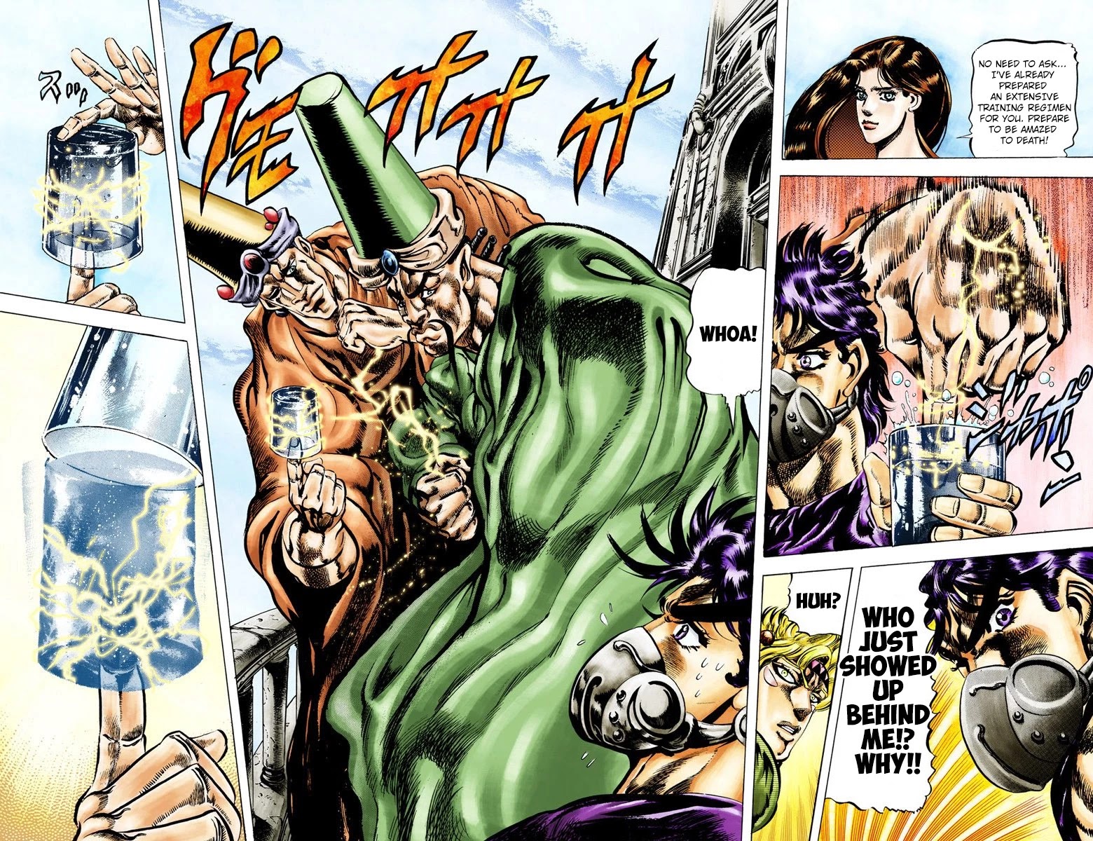 JoJo's Bizarre Adventure Part 2 - Battle Tendency (Official Colored) Chapter 31 page 6 - Chapter 31: Ripple Master JoJo