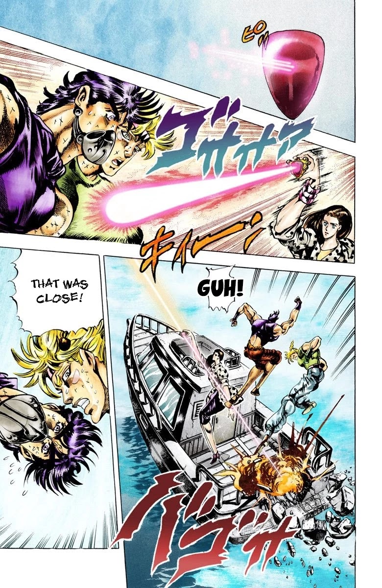 JoJo's Bizarre Adventure Part 2 - Battle Tendency (Official Colored) Chapter 32 page 10 - Chapter 32: The Final Trial