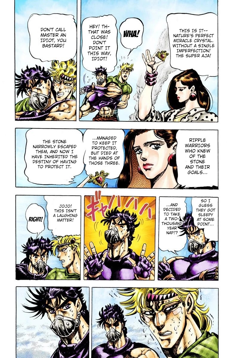 JoJo's Bizarre Adventure Part 2 - Battle Tendency (Official Colored) Chapter 32 page 11 - Chapter 32: The Final Trial