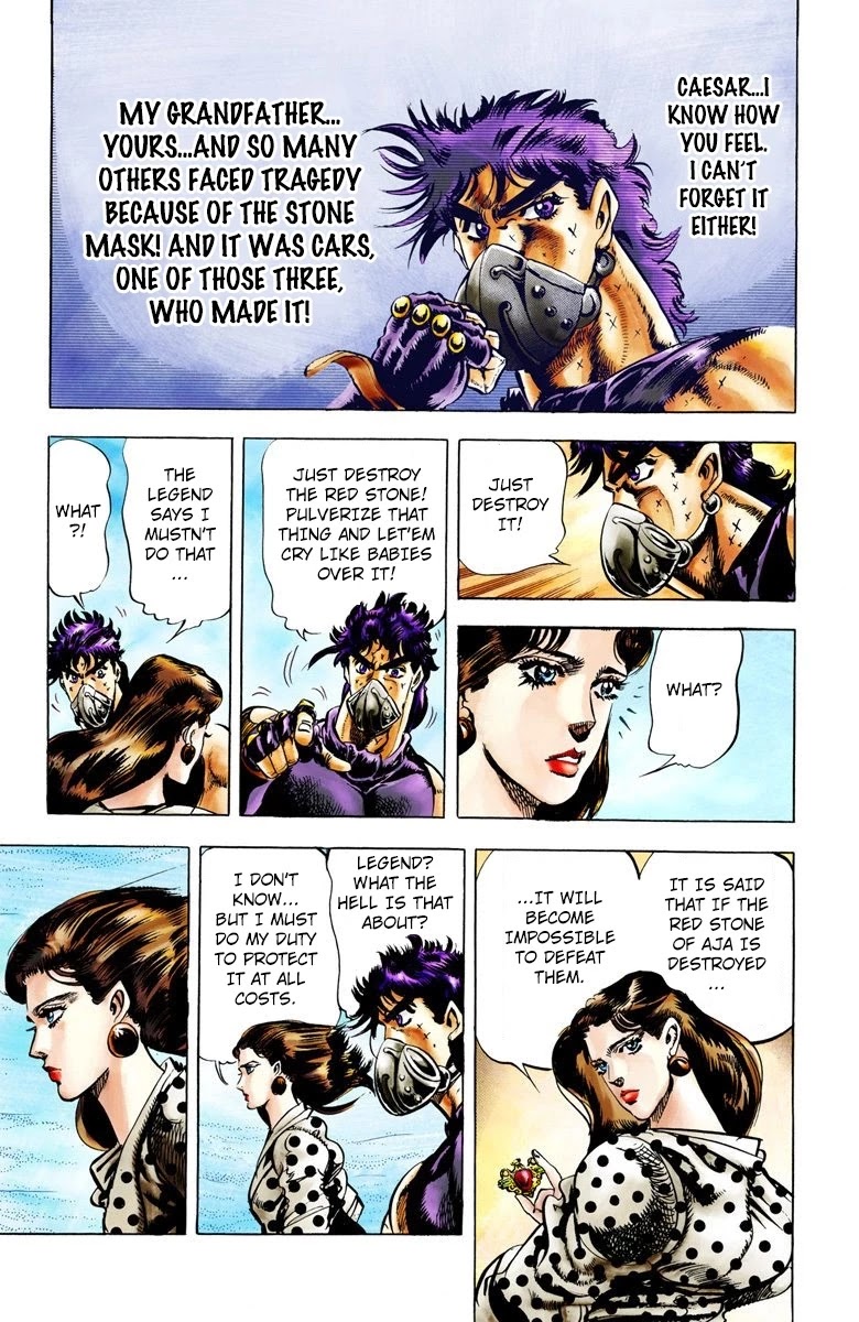 JoJo's Bizarre Adventure Part 2 - Battle Tendency (Official Colored) Chapter 32 page 12 - Chapter 32: The Final Trial