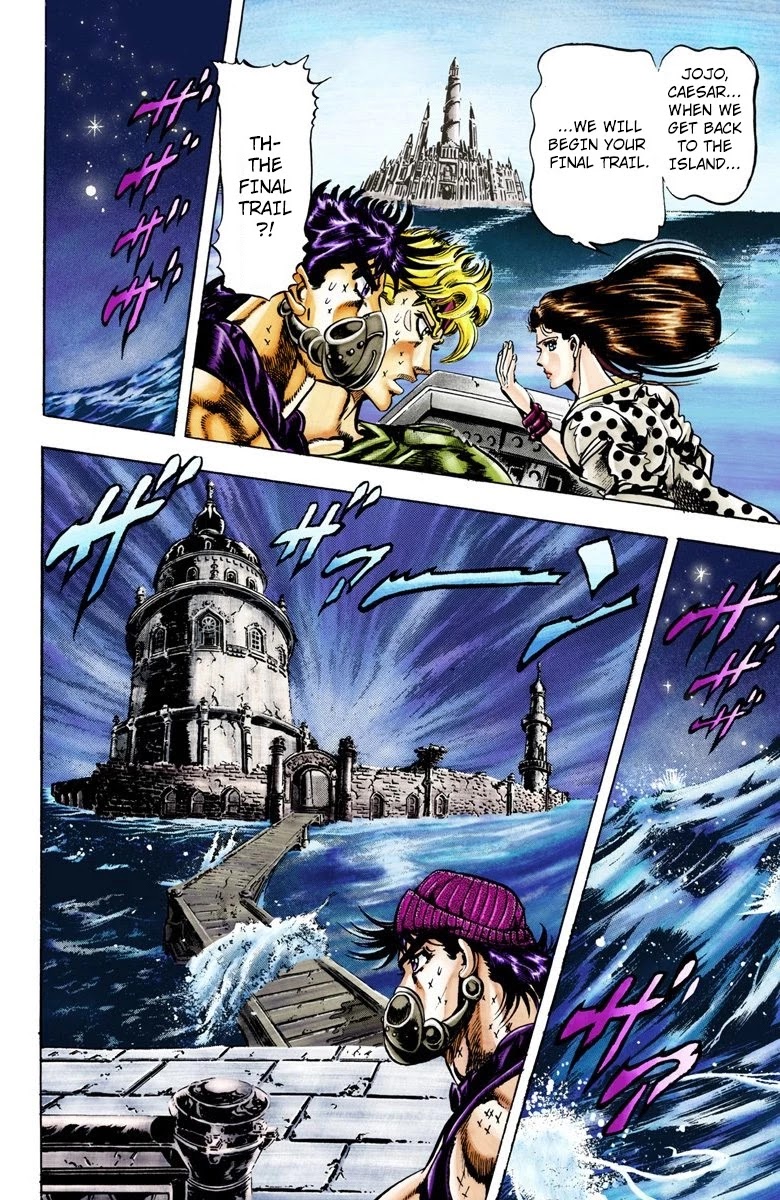 JoJo's Bizarre Adventure Part 2 - Battle Tendency (Official Colored) Chapter 32 page 13 - Chapter 32: The Final Trial