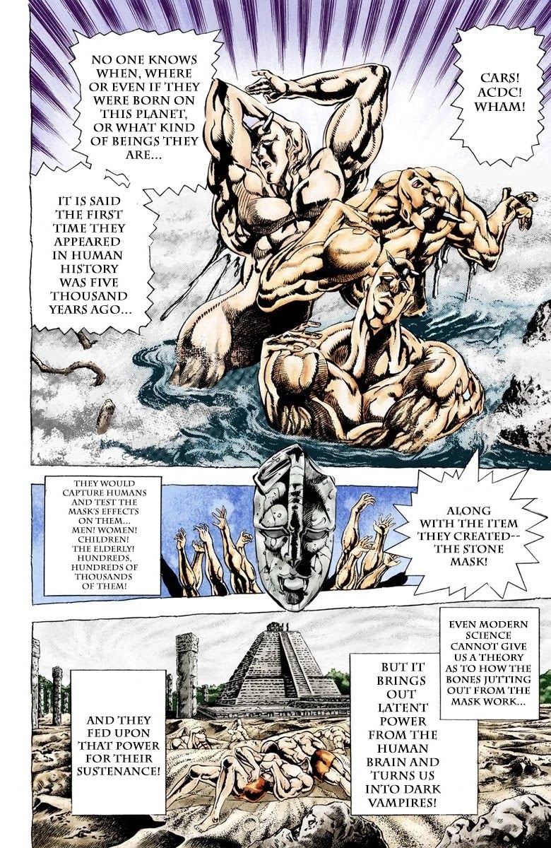 JoJo's Bizarre Adventure Part 2 - Battle Tendency (Official Colored) Chapter 32 page 5 - Chapter 32: The Final Trial