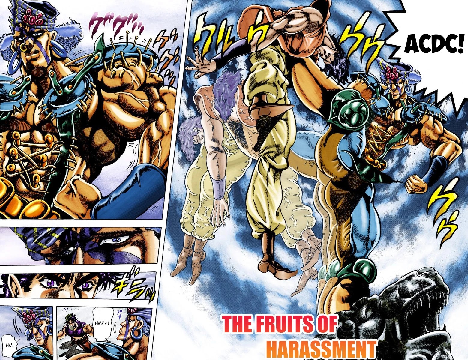 JoJo's Bizarre Adventure Part 2 - Battle Tendency (Official Colored) Chapter 33 page 2 - Chapter 33: The Fruits of Harassment