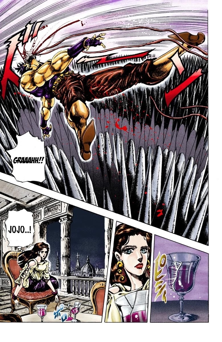 JoJo's Bizarre Adventure Part 2 - Battle Tendency (Official Colored) Chapter 34 page 19 - Chapter 34: The Disturbing ACDC