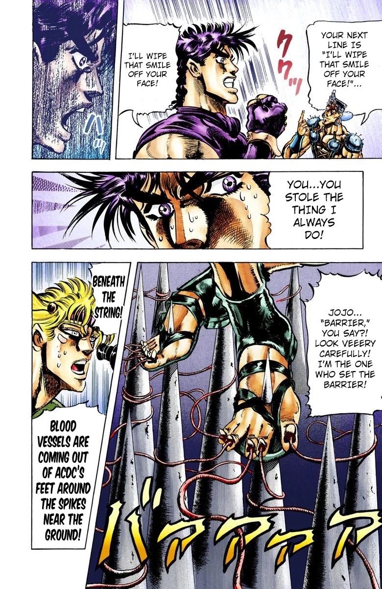 JoJo's Bizarre Adventure Part 2 - Battle Tendency (Official Colored) Chapter 35 page 18 - Chapter 35: Laying Some Elaborate Traps