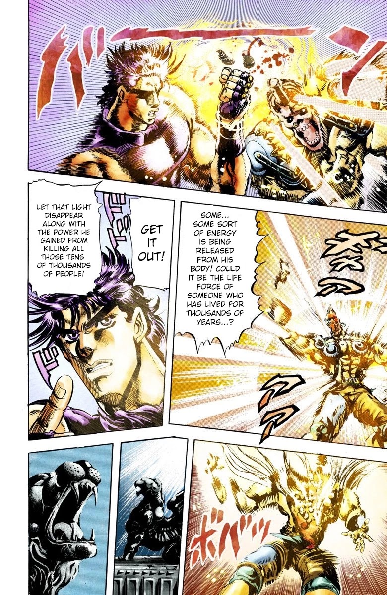 JoJo's Bizarre Adventure Part 2 - Battle Tendency (Official Colored) Chapter 36 page 14 - Chapter 36: An Ensured Victory