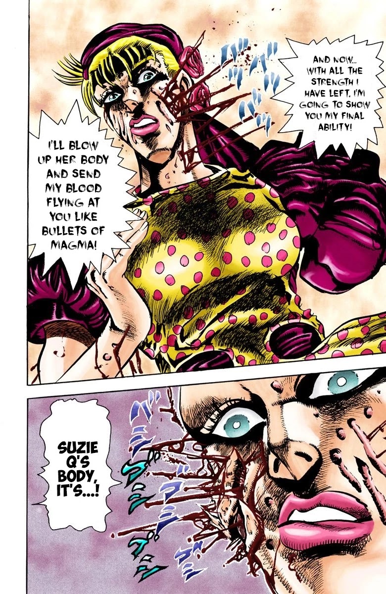 JoJo's Bizarre Adventure Part 2 - Battle Tendency (Official Colored) Chapter 38 page 12 - Chapter 38: The Stolen Body