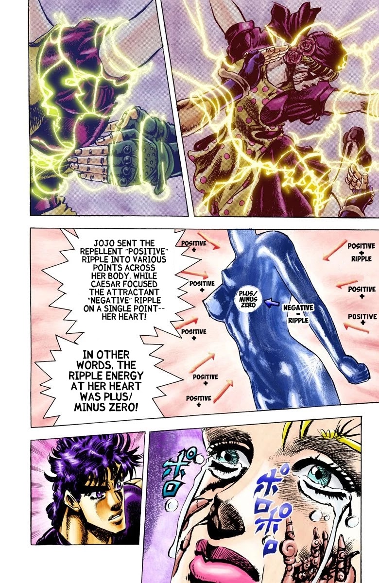 JoJo's Bizarre Adventure Part 2 - Battle Tendency (Official Colored) Chapter 38 page 16 - Chapter 38: The Stolen Body
