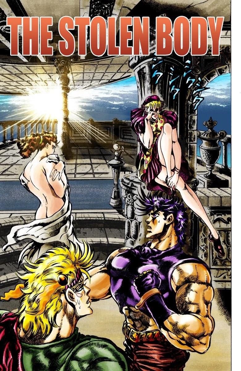 JoJo's Bizarre Adventure Part 2 - Battle Tendency (Official Colored) Chapter 38 page 3 - Chapter 38: The Stolen Body