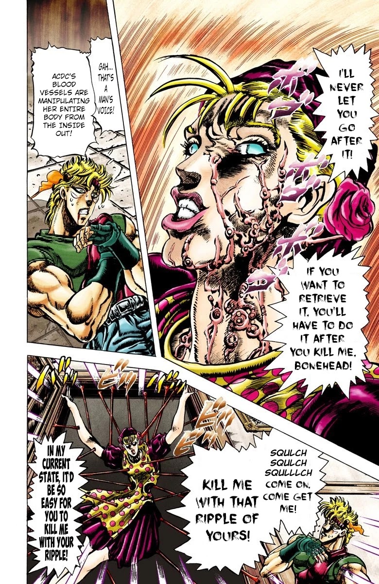 JoJo's Bizarre Adventure Part 2 - Battle Tendency (Official Colored) Chapter 38 page 6 - Chapter 38: The Stolen Body