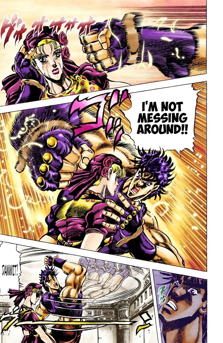 JoJo's Bizarre Adventure Part 2 - Battle Tendency (Official Colored) Chapter 38 page 9 - Chapter 38: The Stolen Body