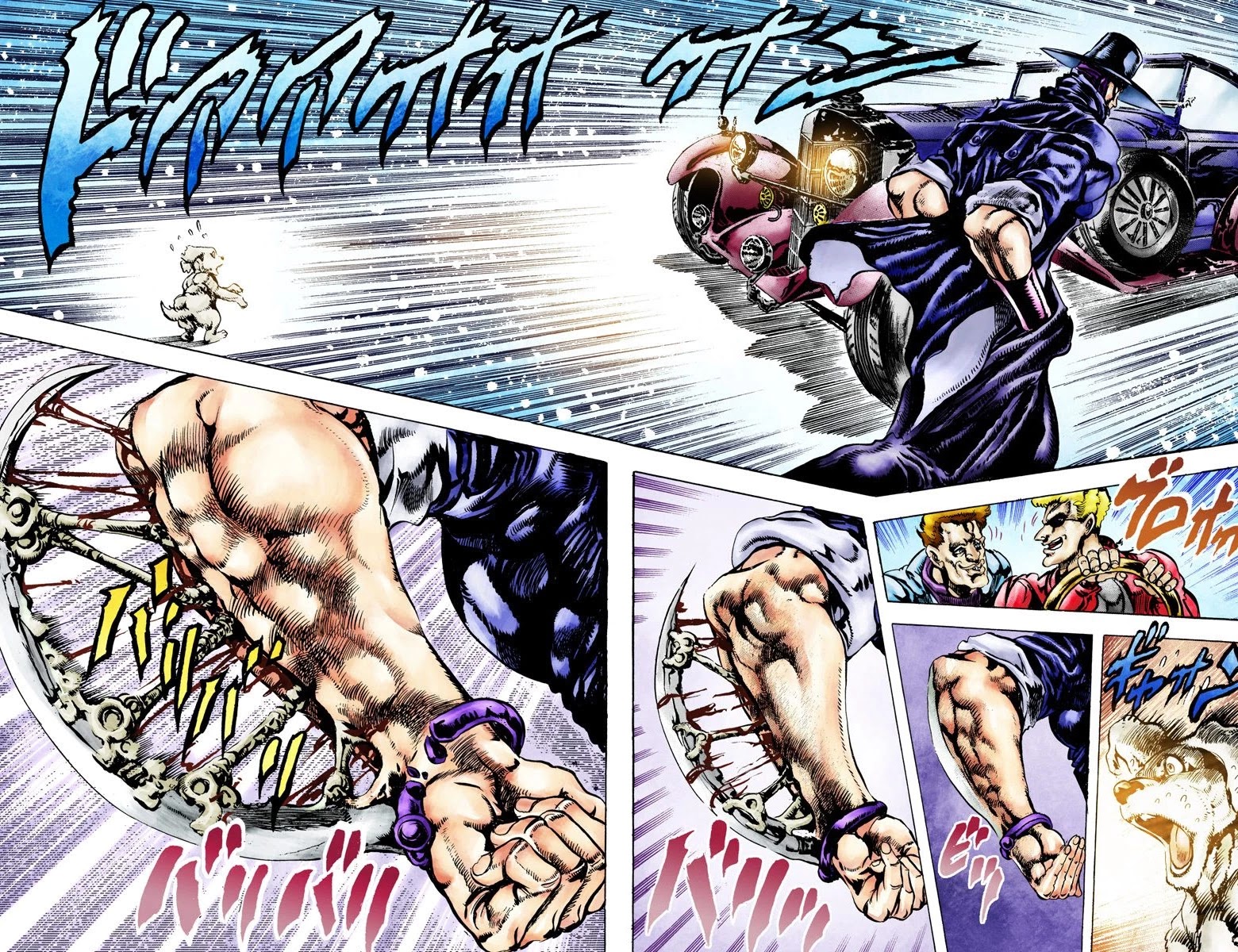 JoJo's Bizarre Adventure Part 2 - Battle Tendency (Official Colored) Chapter 39 page 15 - Chapter 39: Chasing the Red Stone to Swizerland