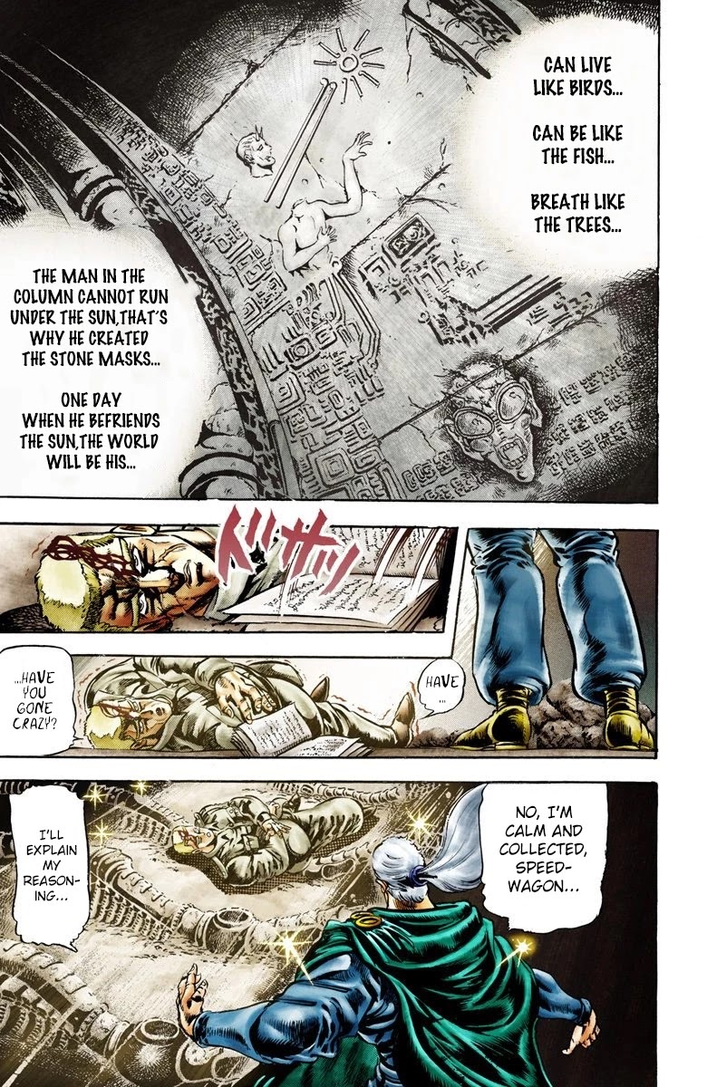 JoJo's Bizarre Adventure Part 2 - Battle Tendency (Official Colored) Chapter 4 page 10 - Chapter 4: Straizo's Ambition