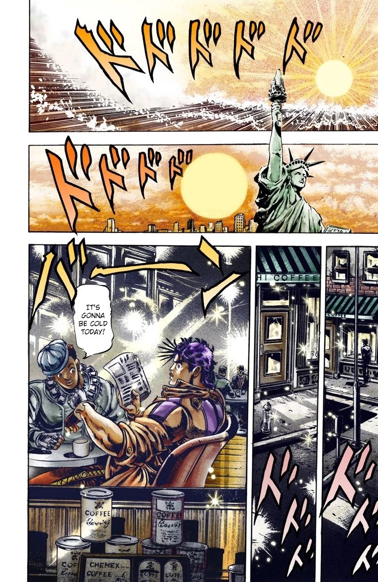 JoJo's Bizarre Adventure Part 2 - Battle Tendency (Official Colored) Chapter 4 page 13 - Chapter 4: Straizo's Ambition