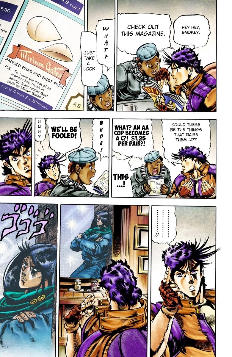 JoJo's Bizarre Adventure Part 2 - Battle Tendency (Official Colored) Chapter 4 page 14 - Chapter 4: Straizo's Ambition