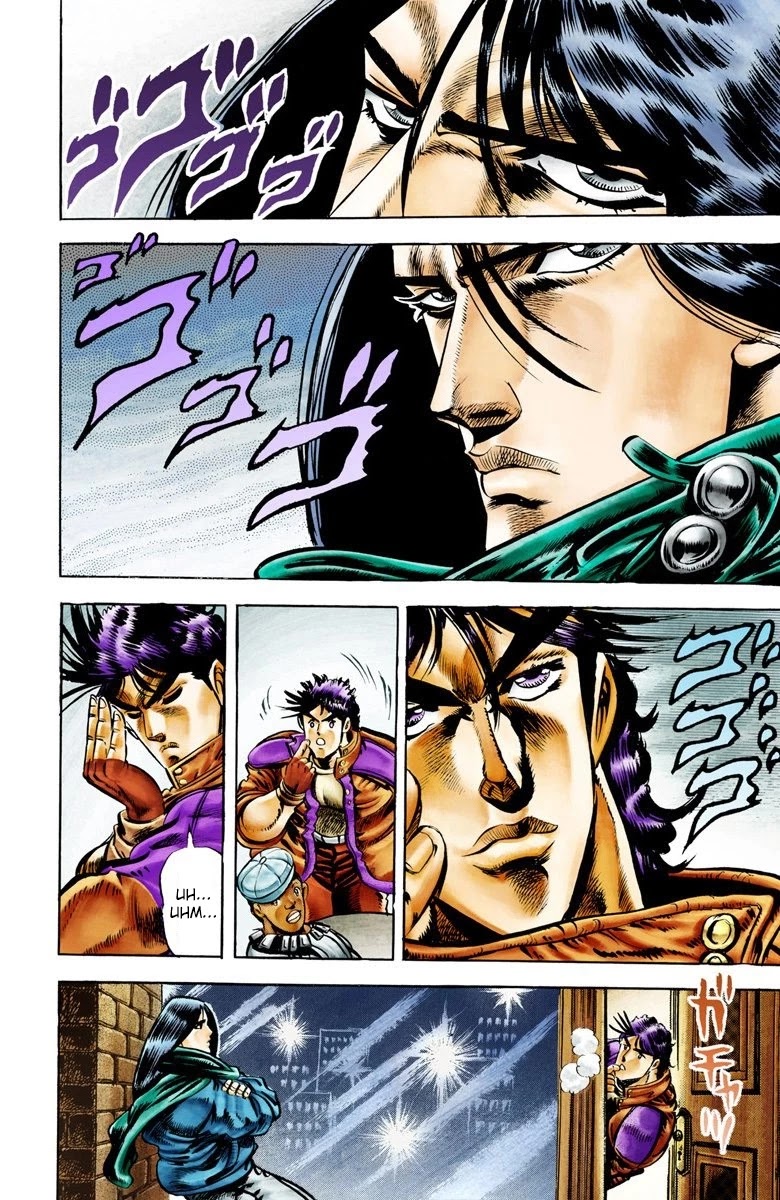 JoJo's Bizarre Adventure Part 2 - Battle Tendency (Official Colored) Chapter 4 page 15 - Chapter 4: Straizo's Ambition