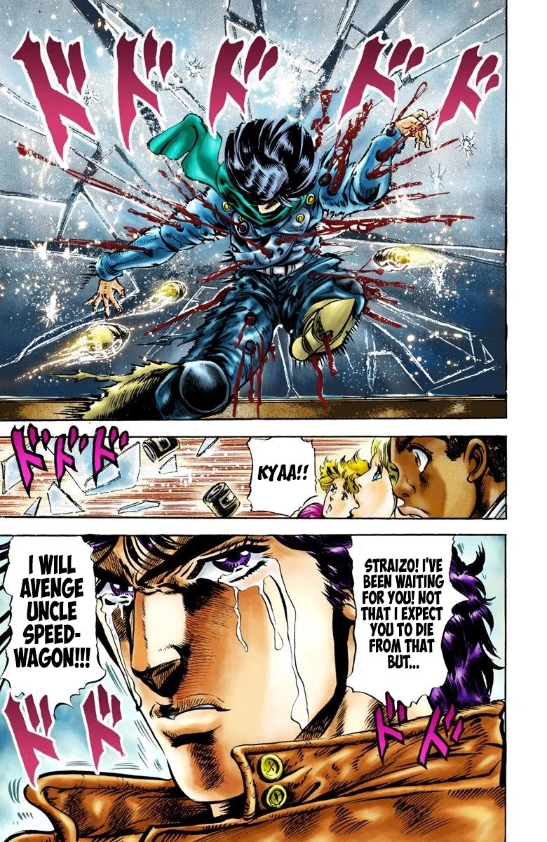 JoJo's Bizarre Adventure Part 2 - Battle Tendency (Official Colored) Chapter 4 page 18 - Chapter 4: Straizo's Ambition