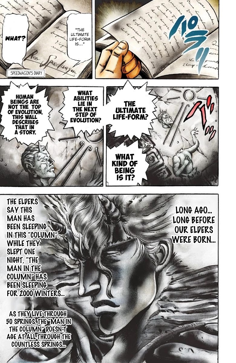 JoJo's Bizarre Adventure Part 2 - Battle Tendency (Official Colored) Chapter 4 page 8 - Chapter 4: Straizo's Ambition