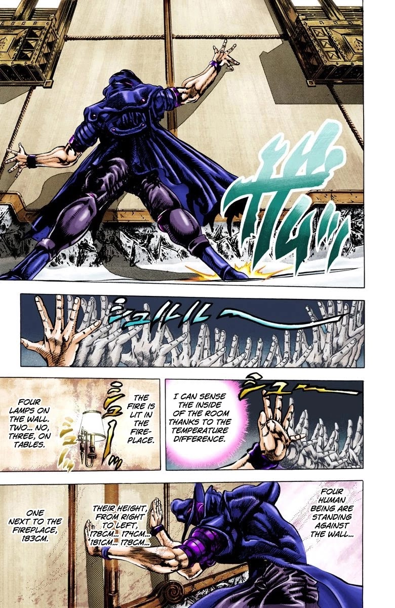 JoJo's Bizarre Adventure Part 2 - Battle Tendency (Official Colored) Chapter 40 page 12 - Chapter 40: The Mysterious Nazi Officer