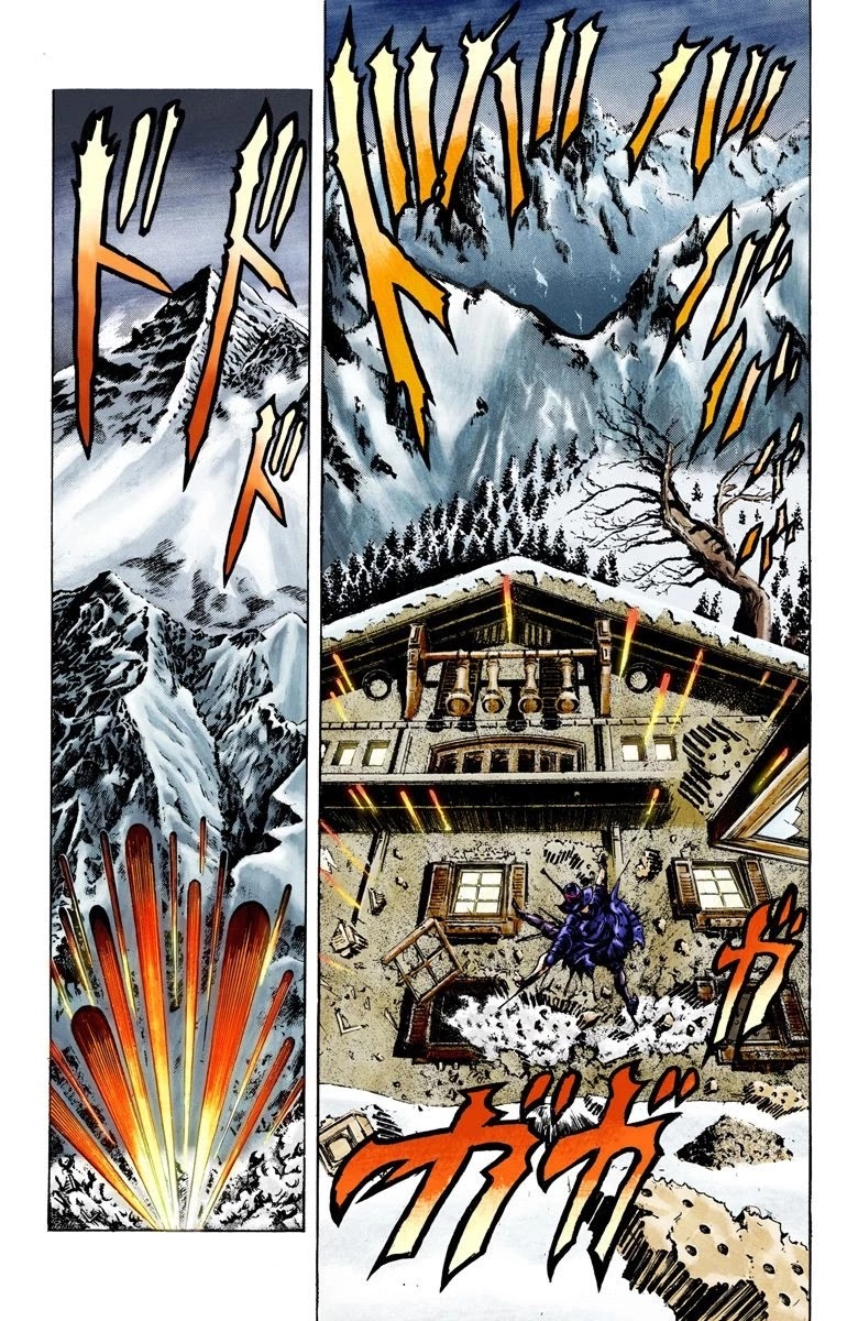 JoJo's Bizarre Adventure Part 2 - Battle Tendency (Official Colored) Chapter 41 page 14 - Chapter 41: Cars, Light Mode