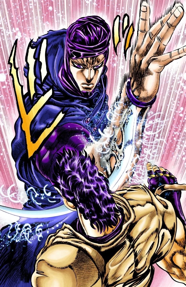 JoJo's Bizarre Adventure Part 2 - Battle Tendency (Official Colored) Chapter 43 page 9 - Chapter 43: Fight to the Death for 175 Meters