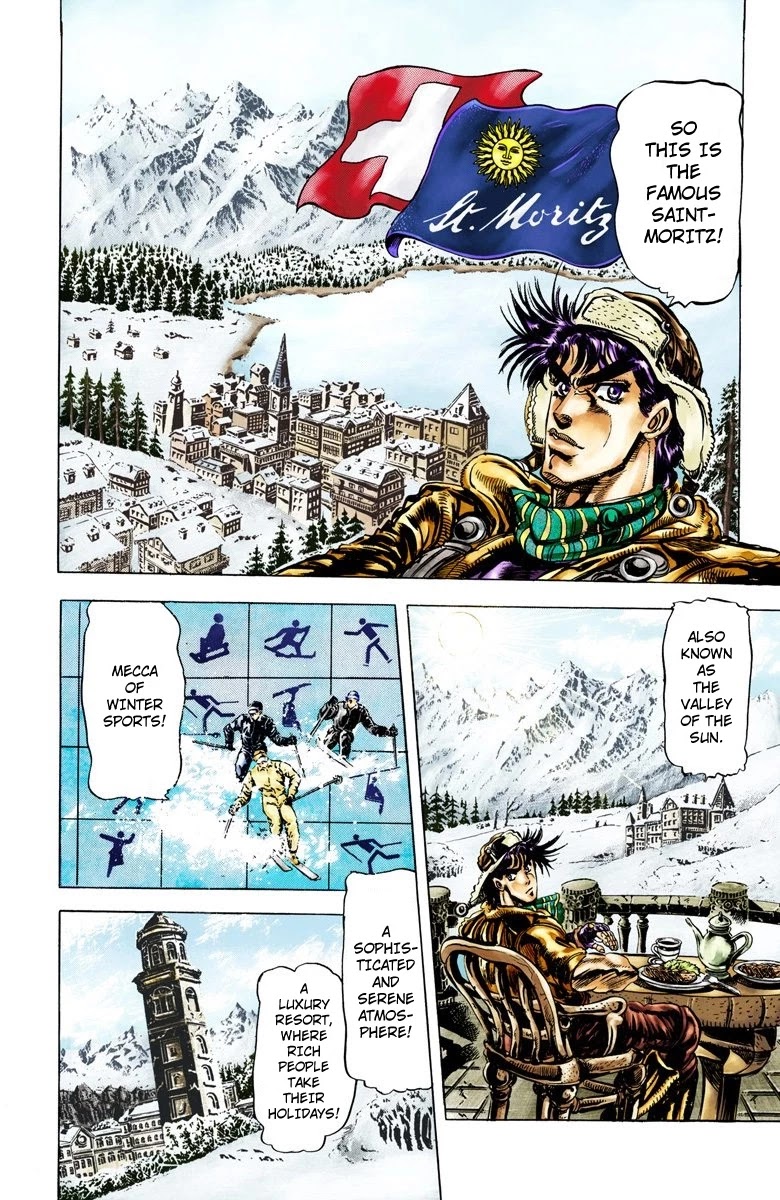JoJo's Bizarre Adventure Part 2 - Battle Tendency (Official Colored) Chapter 44 page 2 - Chapter 44: Caesar: The Anger from the Past