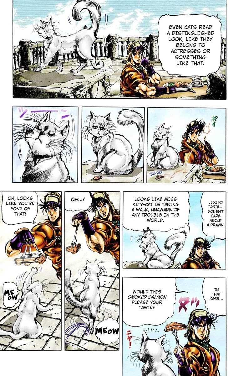 JoJo's Bizarre Adventure Part 2 - Battle Tendency (Official Colored) Chapter 44 page 3 - Chapter 44: Caesar: The Anger from the Past