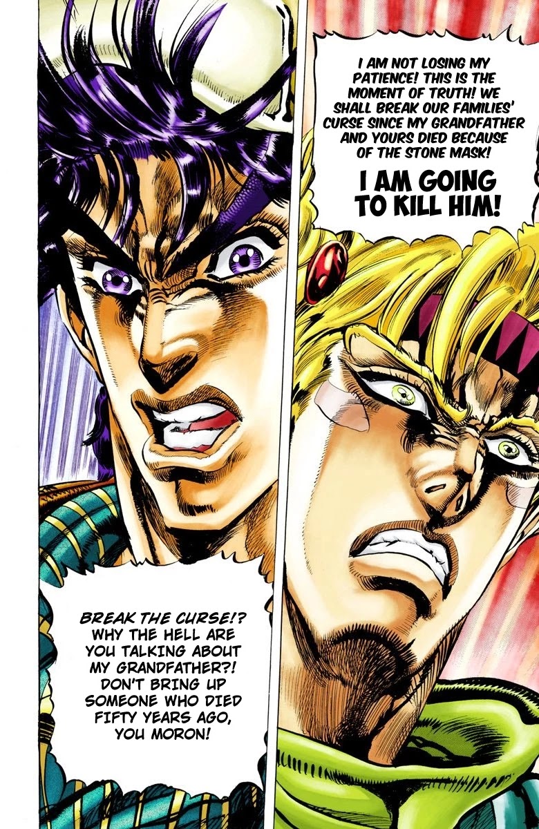 JoJo's Bizarre Adventure Part 2 - Battle Tendency (Official Colored) Chapter 44 page 9 - Chapter 44: Caesar: The Anger from the Past