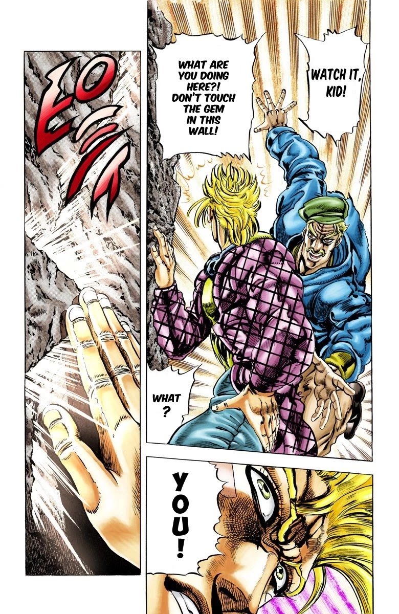 JoJo's Bizarre Adventure Part 2 - Battle Tendency (Official Colored) Chapter 45 page 11 - Chapter 45: Caesar's Lonely Youth