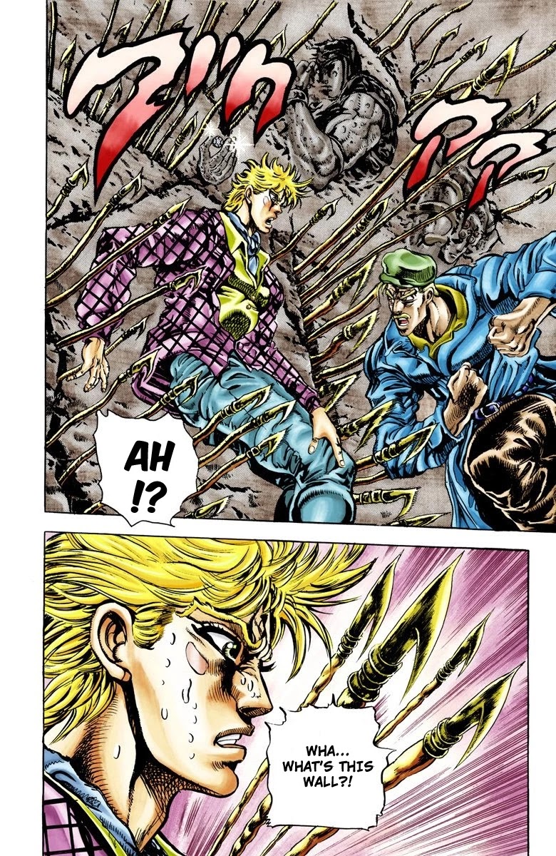 JoJo's Bizarre Adventure Part 2 - Battle Tendency (Official Colored) Chapter 45 page 12 - Chapter 45: Caesar's Lonely Youth