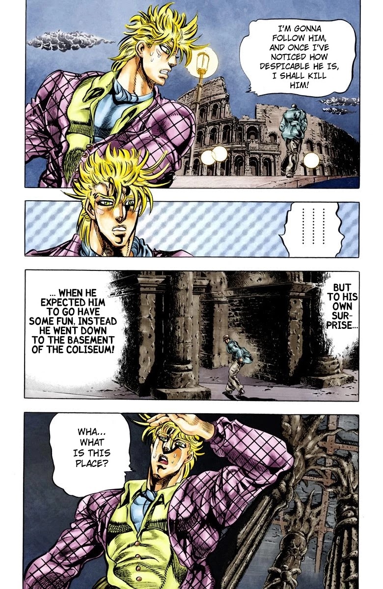 JoJo's Bizarre Adventure Part 2 - Battle Tendency (Official Colored) Chapter 45 page 8 - Chapter 45: Caesar's Lonely Youth