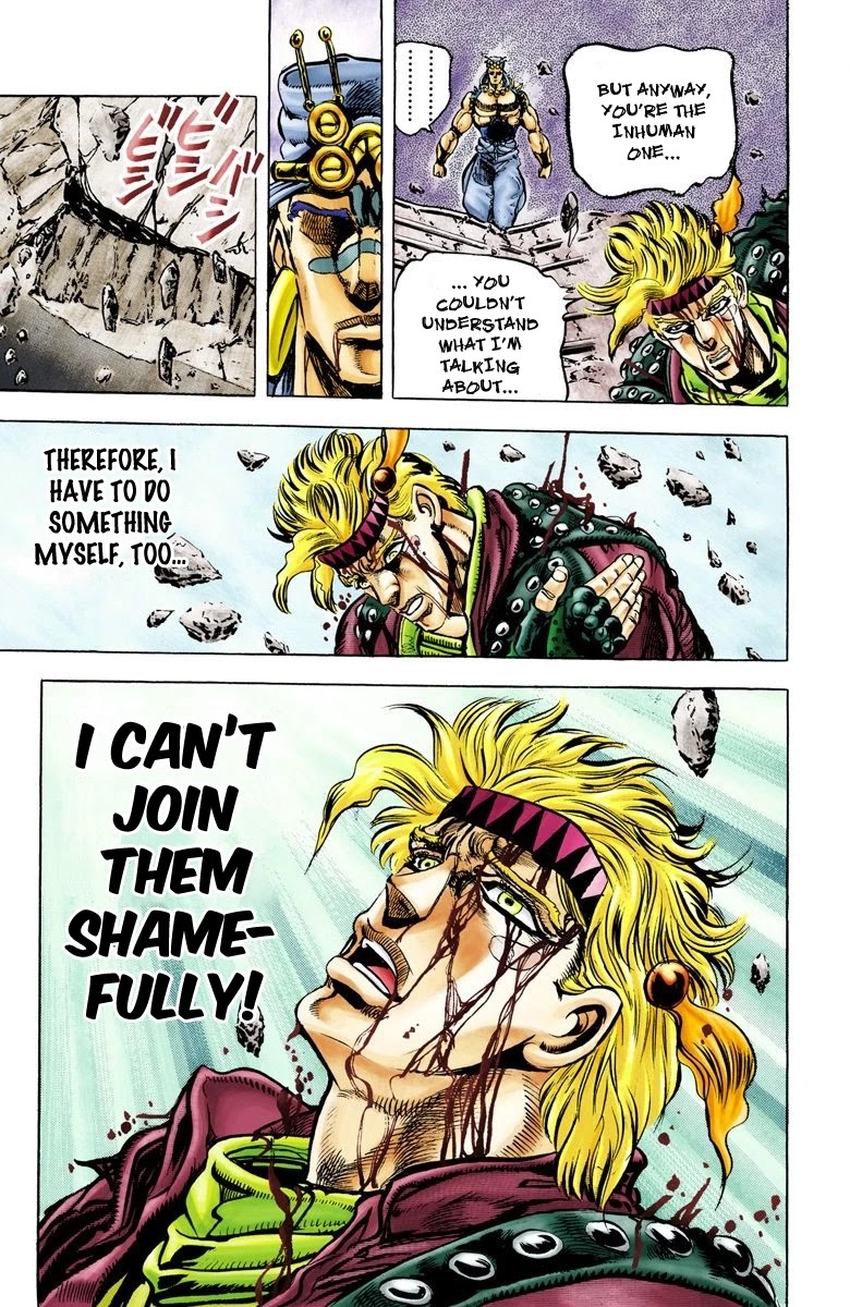 JoJo's Bizarre Adventure Part 2 - Battle Tendency (Official Colored) Chapter 48 page 13 - Chapter 48: The Crimson Bubble