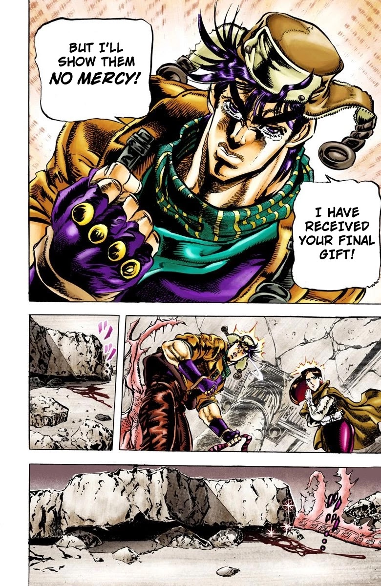 JoJo's Bizarre Adventure Part 2 - Battle Tendency (Official Colored) Chapter 49 page 13 - Chapter 49: Caesar's Ultimate Final Ripple